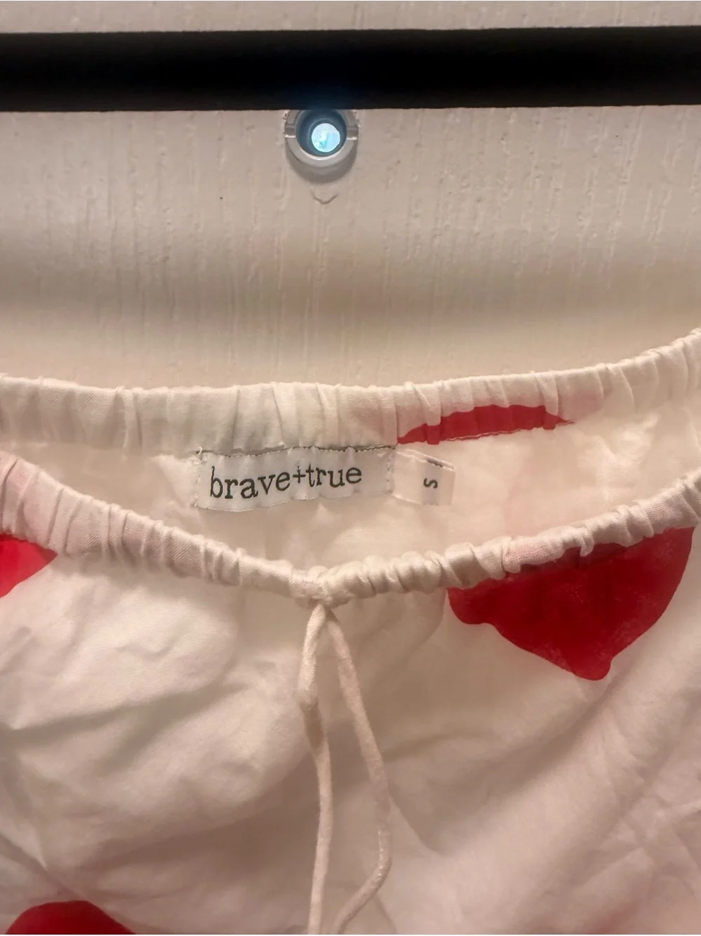 Brave+True Polka Dot Maxi Skirt - Red/White Size S NWOT - Picture 4 of 4